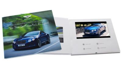 China ODM / OEM TFT LCD Digital Greeting Cards For Fair Display , Video Booklets for sale