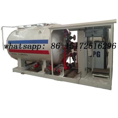 China 10cbm Gas LPG Storage Tank 10 tons Gas Cylinder Filling Pressure Vessel Easily Operate for sale