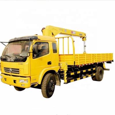 China 4X2 5tons Telescopic Truck Mounted Crane Outdoor Lifting Salvage Operation for sale