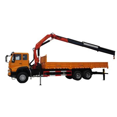 China Dongfeng 6x4 5t telescopic crane 8t truck mounted crane 10t knuckle crane for sale for sale