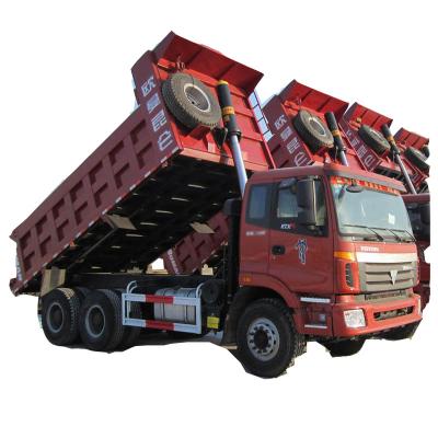 中国 Foton 8x 4 80t Tipper Dump Truck 6x4 10 Wheels Manual Flat High Roof  21- 30t 販売のため