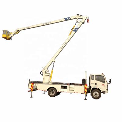 China High Altitude Working Platform Truck 12m 14m Cherry Picker Truck for sale for sale