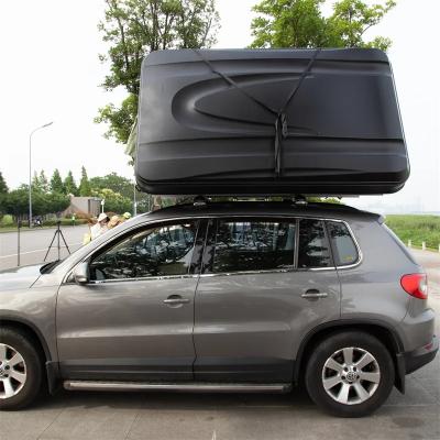 China Custom Car Tent Semi-automatic 2-3 Person Self-propelled Hard Shell Rooftop Tent Double Person Straight Bracing Type for sale