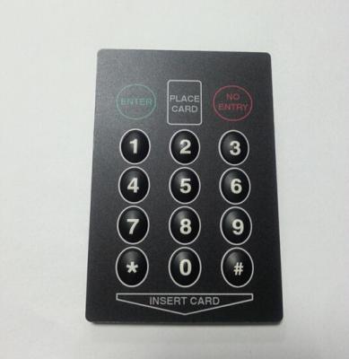 China Custom Non - Toxic Silicone Waterproof Membrane Switch 0.5~1.5mm for sale