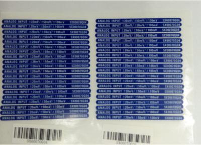 China Fine / Matte Texture Custom Logo Stickers For Industrial Machine for sale