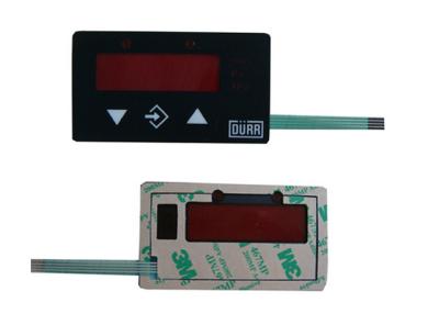 China Environmental Customized Backlit Membrane Switch With Female / Male Connector for sale