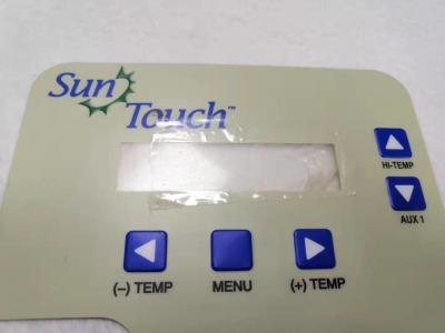 China Customized Designed Overlay Plastic Overlay Membrane switches Ultraviolet-Proof Overlay for sale