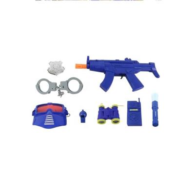 China Plastic Toy Gun Toy Set For Police Role Play Kids Toys Gun-Gun-Set Toy Gun Set For Boys Pretend Play for sale