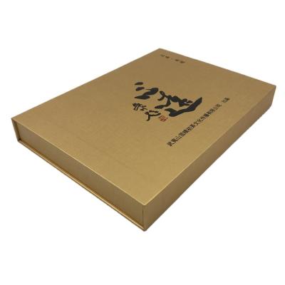 China Wholesale Recyclable Bespoke Gold Custom Flap Opening Strong Cardboard Skin Care Serum Packaging Magnetic Lid Gift Box for sale