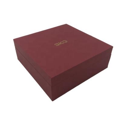 China Reasonable Price Recyclable Wholesale Luxury Custom Made Paper Boxes Gold Stamping Necklace Jewelry Logo Red Color Gift Bracelet for sale