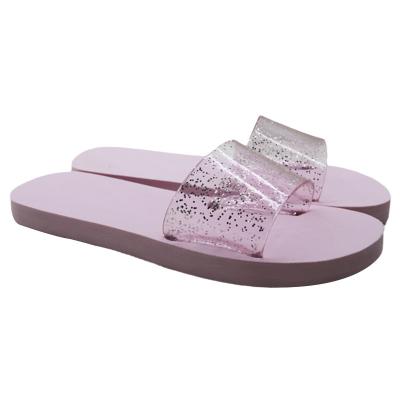 China Fashion Trend Women's Summer EVA Slippers Women's PVC Clear Slides Sandals, Ladies Transparent Slipper, Flat Sandals Beach Slides Shoes for sale