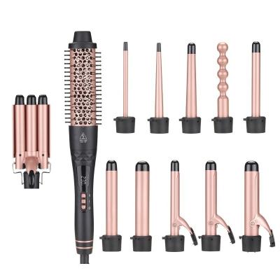 China 12 In 1 New Salon Hair Curler 12 Barrels Interchangeable Magic Professional Interchangeable Hair Curling Irons for sale