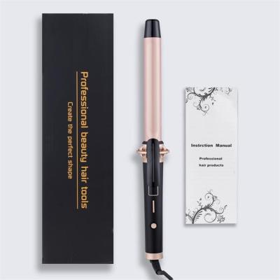 China Mold Ceramic Private Hair Curler with Ionic Clip Professional Hair Curling Iron with LCD Digital Display for sale