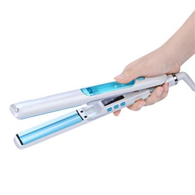 China 2021 Good Quality Outdoor Hair Salon Steam Straightener Professional Styler Flat Iron for sale