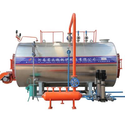 China Factory wholesale 1 Ton/h 2ton horizontal diesel oil gas boiler steam generator fired price with high quality for sale