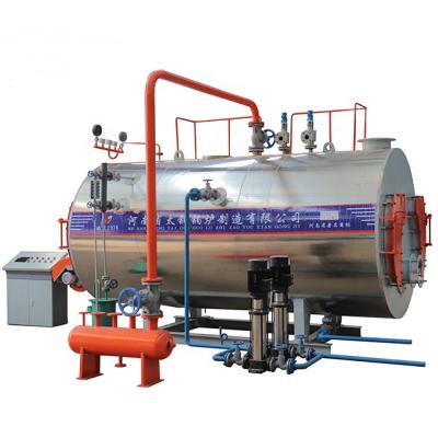 China horizontal gasoline and oil diesel gas fired hot water boiler for hotel building heating, hot water boiler price for sale