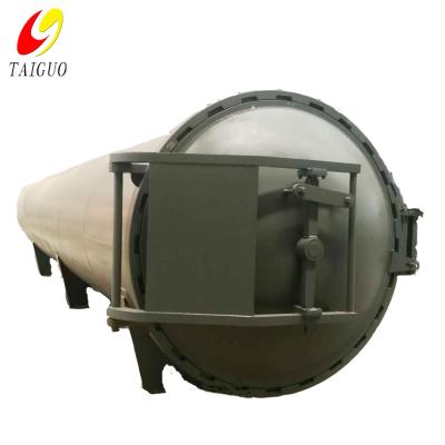 China Building Material Shops Impregnation Autoclave Flame Resistance Timber Treatment Machine and Wood Pressure Vessel for sale