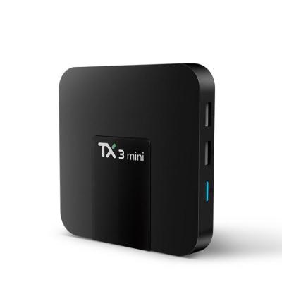 China Cheapest Android TV Box 2GB 16GB TX3 MINI Android LED Screen 10.0 Cheapest Hot Selling Android TV PK X96 for sale