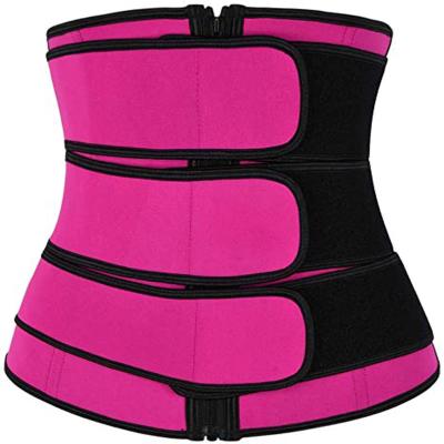 China New Design Dual Compression Sports Comfortable Protective Waist Trainer Sweat Bands Waist Pad for sale