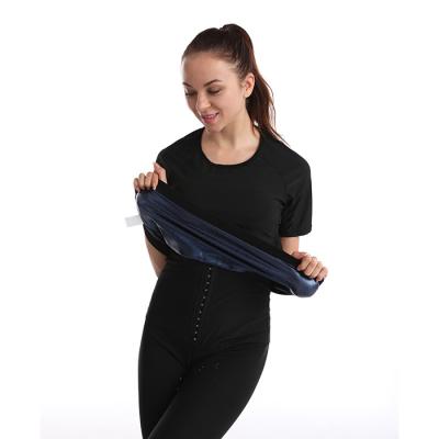 China Breathable Adjustable Fitness Yoga Gym Exercise Yoga Sweat Suit Women Stretchy Sweat Suits Burning Shaper Yoga Wear for sale