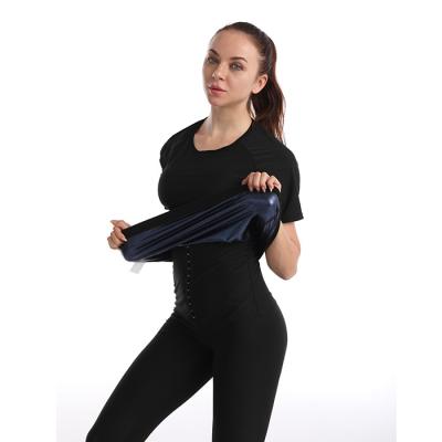 China Wholesale Breathable Women Fitness Stretchy Yoga Gym Exercise Yoga Sweat Suit Women Sweat Suits Burning Shaper Yoga Wear for sale