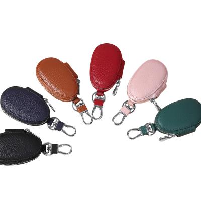 China Fashion Leather Car Bag Holder Key Zipper High Quality Bestselling Product Key Case Key Case for sale