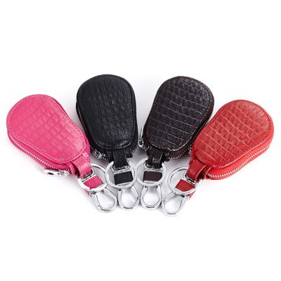 China Fashoion most sell leather remote key bag car products main case chain holder for sale