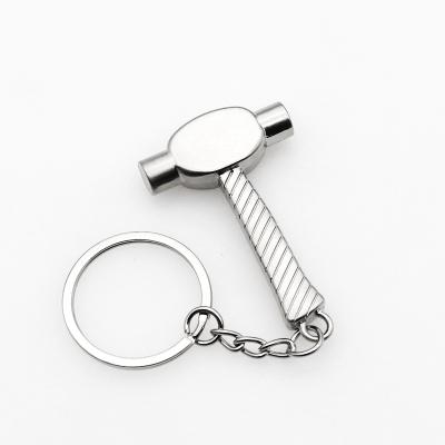 China Wholesale Popular Fast Carabiner Metal Mini Hammer Simulation Tool Key Delivery Chain for sale