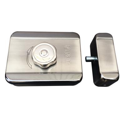 China Can use to access control electric release rim door lock in mute type lower noise with remote control for sale