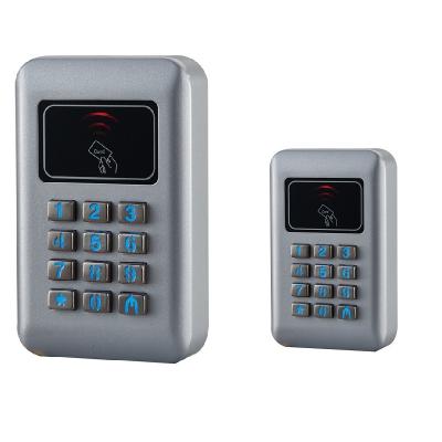 China Waterproof Outdoor Metal Keypad Waterproof Standalone Card Reader/Waterproof Access Control for sale