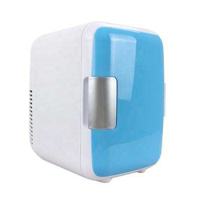 China Ultra Quiet ABS 4L Car Refrigerators Car Cooler Mini Refrigerators Freezer Cooling Heating Box Refrigerator Home Outdoor for sale