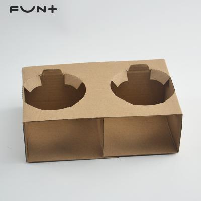 China Food Paper Coffee Cup Holder for 2cups 4cups 6cups Paper Holder Takeout Holder for sale