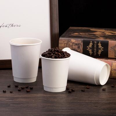 China High Quality Custom Wholesale 260ml Ripple Wall Paper Cup For Hot Drink Coffee for sale