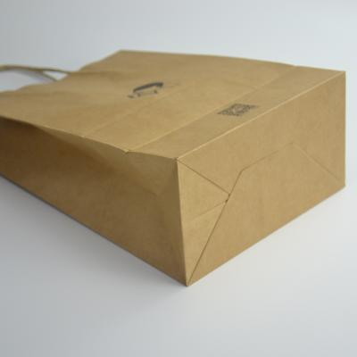 China Best Quality Custom Promotional Porcelain Kraft Paper Shopping Bag With Handle for sale