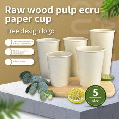 China Disposable Custom Printed Single Double Ripple Wallpaper Eco Friendly High Quality Disposable Coffee Cups With Lids for sale