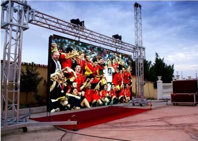 China High Luminance DIP Outdoor LED Screen Hire with wide horizontal angle for sale