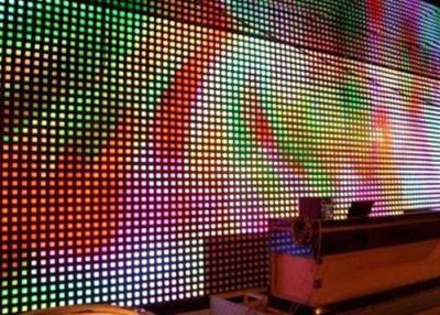 China P6 flexible strip LED Curtain Display Panel Animation Video in Stage Background for sale