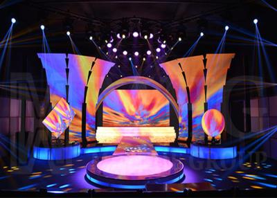 China P10 Full Color LED display Rental stage background led screen 1800nits Brightness for sale