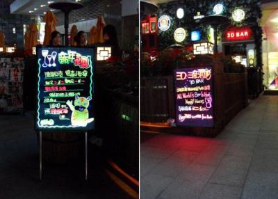 中国 60×80cm を広告するための arcylic 表面を持つ店メニュー LED 点滅の執筆板 販売のため