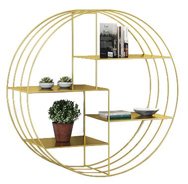 China Hot Sale Metal Newest Style Fashion Metal Rack Shelf Non-Folding Wall Mounted Shelf Wall For Home for sale