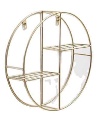 China Newest Low Price Home Metal Furniture Storage Rack Non-Folding Wall Mount Wall Shelf Factory Price for sale