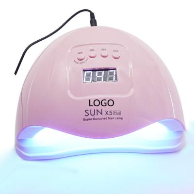 China High Quality Nail Art Lamp 120W Gel Led Nail Polish Dryer LED Display Curing Sun X5 More Smart 21.5*23.5*11cm for sale