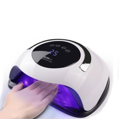 China Nail Dyer OEM/ODM Nail Salon Equipment Nail Lamp 120W Gel Polish Dryer Curing UV LED Lamp for sale