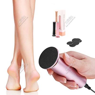 China New Hand Design Aluminum Alloy Pedicure Tools IPX6 Waterproof Professional Electric Foot Callus Remover for sale