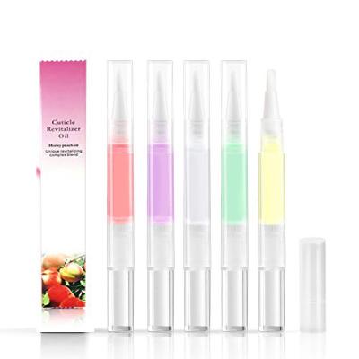 China Feed and Repair Moisturizing Fruity Nutrition Nail Care Nourishing Liquid Nail Repair Soften Revitalizer Pen Nail Cuticle Oil Pen for sale