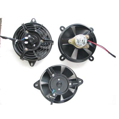 China Motorcycle Body System Modified Cooler Radiator Oil Motorcycle Water Tank Aluminum Cooling Fan for sale