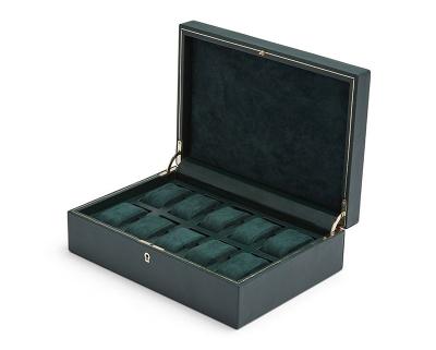 China Luxury Leather Organizer Collection Case For Rolex Watch Jewelry Gift Box Watch Box Handmade Custom Display Storage Box for sale