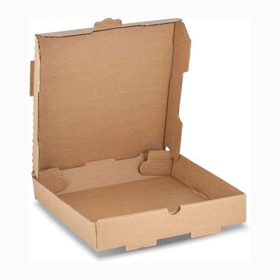 China Brown Kraft Paper Food Containers For Takeaway Pizza Packaging FSC Certified for sale