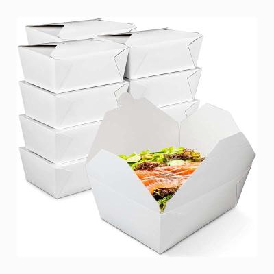 China Bento Papel Box Microwavable, envases para llevar de Kraft de la prenda impermeable en venta