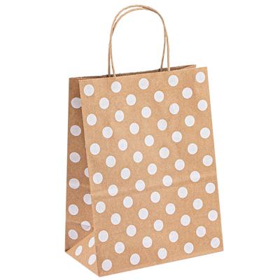 China Custom Recyclable Twisted Handle Paper Bags Food Packaging Takeaway Brown Craft Kraft Bread for sale